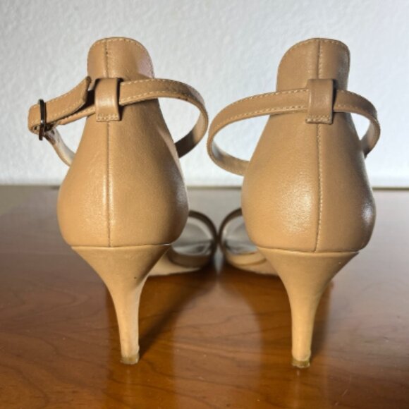 Kelly & Katie beige strappy kitten heels size 6 - Picture 3 of 9